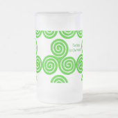 Irish Triskel Happy St Patrick Frosted Mug (Centre)