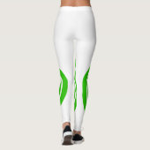 Irish Triskel Happy St Patrick Leggings blancs (Dos)