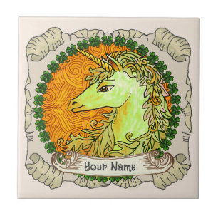 Irish Unicorn Tegeltje