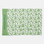 Irish Vibe Home Clover Motif Serviettes de cuisine (Horizontal)