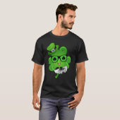 Irish Video Game Controller St Patrick Day Gamer B T-shirt (Voorkant volledig)