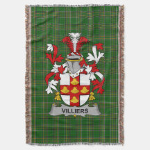 Irish Villiers Wapenschild Familie Crest Ierland