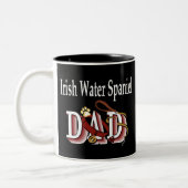 Irish Water Spaniel Papa Mug (Gauche)