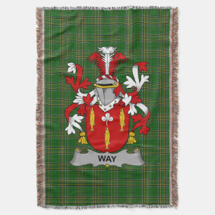 Irish Way Coat of Arms Family Crest Ierland Deken