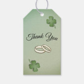 Irish Wedding Bedankt Label Cadeaulabel (Voorkant)