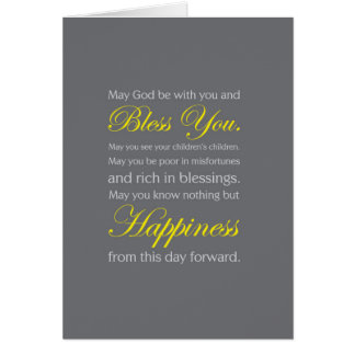 Irish Wedding Blessenkaart