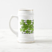 Irish Wedding Blessing Stein Bierpul (Links)