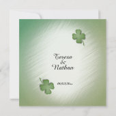 Irish Wedding Invitation Kaart (Achterkant)