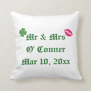 Irish Wedding Pillow Kussen