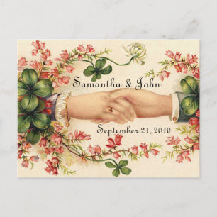 Irish Wedding Save the Date Aankondigingskaart
