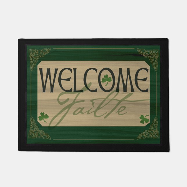 Irish Welcome Failte Mat (Voorkant)