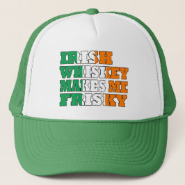 Irish whiskey maakt me vervelend trucker pet