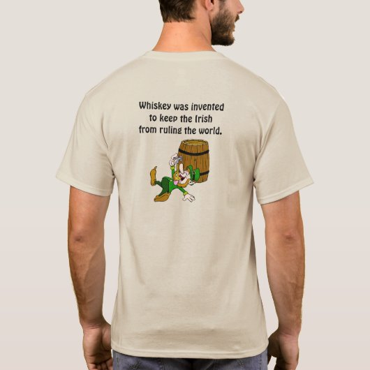 Irish Whiskey T-Shirt (Achterkant)