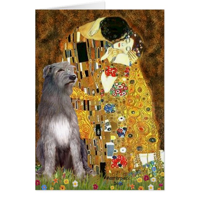 Irish Woldhound 1 - Le Baiser (Devant)