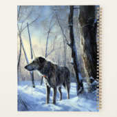 Irish Wolfhop Laisser neiger Noël (Dos)