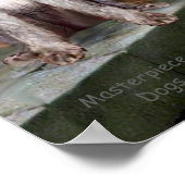 Irish Wolfhound 1 - De colade Poster (Hoek)