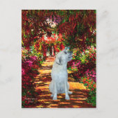 Irish Wolfhound 4 - Het pad Briefkaart (Voorkant)