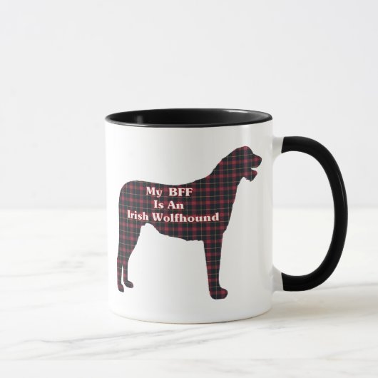 Irish Wolfhound BFF Mug (Droite)