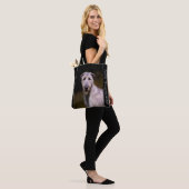 Irish Wolfhound Canvas tas (Op model)
