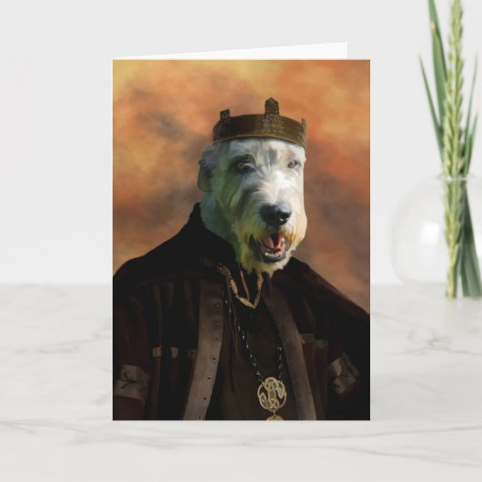Irish Wolfhound Cartes de voeux Nobility Chiens Ca (Devant)