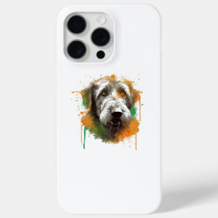 Irish Wolfhound iPhone 15 Pro Max Hoesje