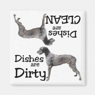 Irish Wolfhound Dishwasher Magnet Magneet