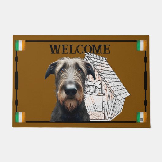 Irish Wolfhound Door Mat (Voorkant)