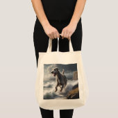 Irish Wolfhound Élégant Sac fourre-tout d'épicerie (Devant (produit))