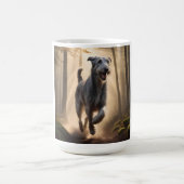 Irish Wolfhound Élégante race café Mug (Centre)