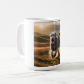 Irish Wolfhound Élégante race café Mug (Devant gauche)