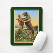 "Irish Wolfhound Greeting" Muismat (Met muis)