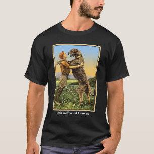 "Irish Wolfhound Greeting" T-shirt