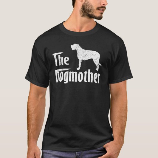 Irish Wolfhound Hond Mam Moederdag T-shirt (Voorkant)