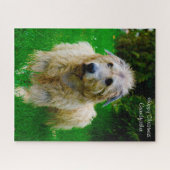 Irish Wolfhound. Legpuzzel (Horizontaal)