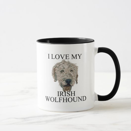 Irish Wolfhound Love. Mok (Rechts)