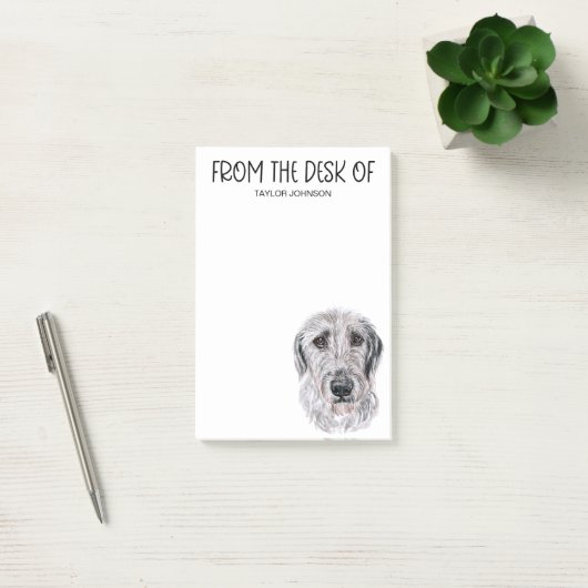 Irish Wolfhound Lover Post-it® Notes (Kantoor)