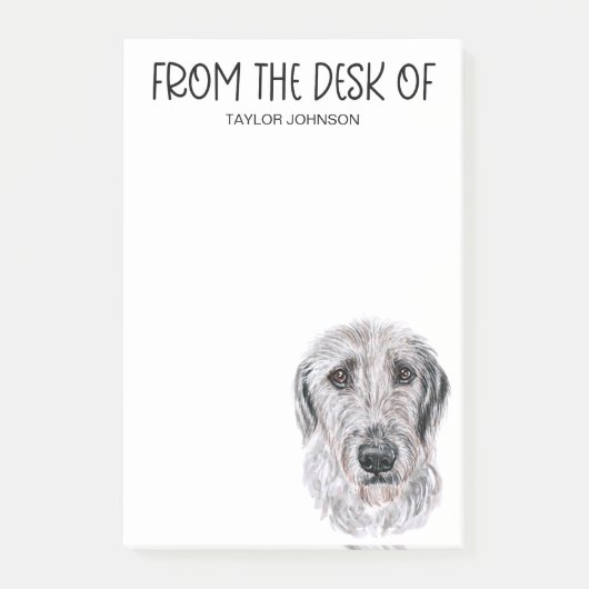 Irish Wolfhound Lover Post-it® Notes (Voorkant)