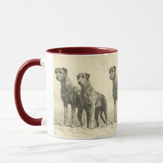 Irish wolfhound mok (Links)