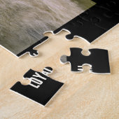 Irish Wolfhound Photo Hondenras Legpuzzel (Zijkant)