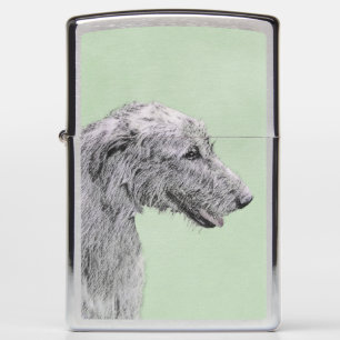 Irish Wolfhound-schilderij - Cute Original Dog Art
