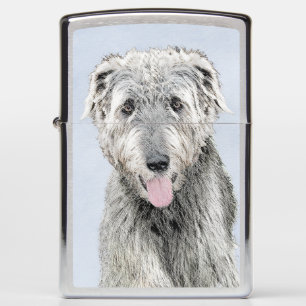 Irish Wolfhound-schilderij - Cute Original Dog Art