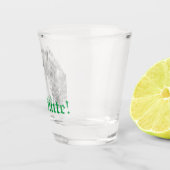 Irish Wolfhound Shot Glass Glas (Rechts)
