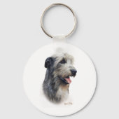 Irish Wolfhound Sleutelhanger (Voorkant)