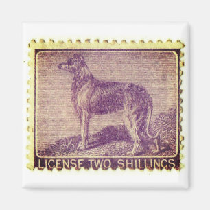 Irish Wolfhound  stempel Magneet