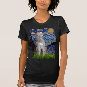 Irish Wolfhound - Sterrennacht (vert) T-shirt