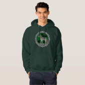 Irish Wolfhound Team Shield Hoodie (Voorkant volledig)