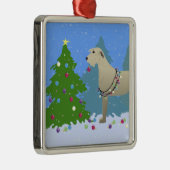 Irish Wolfhound ter decoratie van een kerstboombos (Rechts)