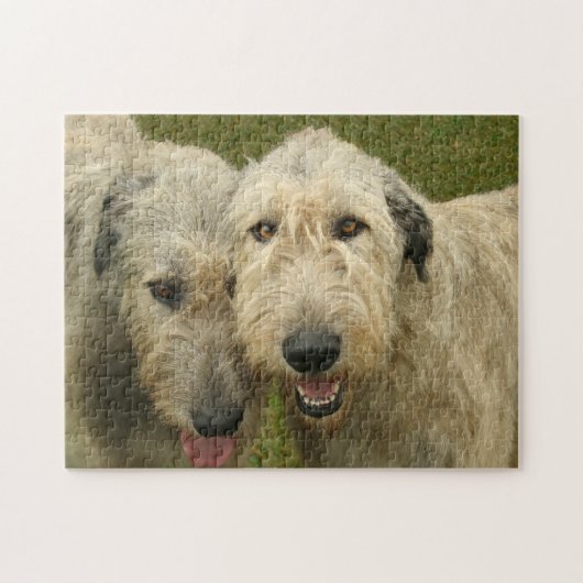 Irish Wolfhounds Foto Legpuzzel (Horizontaal)
