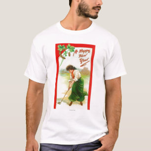 Irish Woman Over Hit Golfball T-shirt
