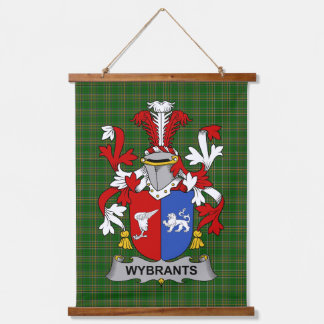 Irish Wybrants Coat of Arms Family Crest Hangend Wandkleed
